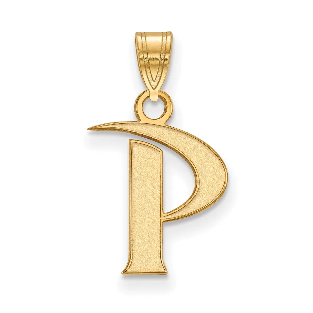 10k Yellow Gold Pepperdine U. Small Initial P Pendant