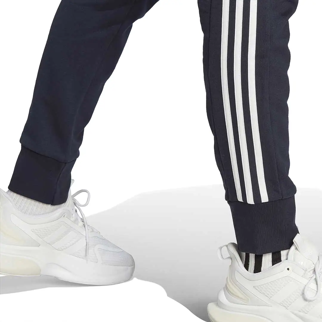 adidas - Men's Essentials French Terry Tapered Cuff 3 Stripes Pants (IC9406)