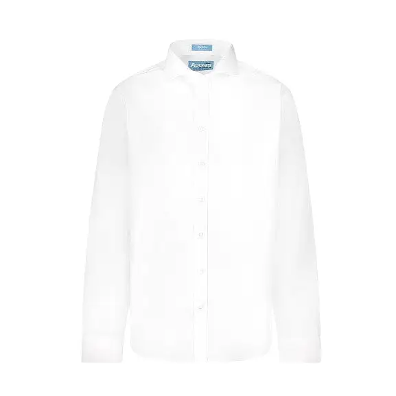 Adonis Boys French Cuff Non-Iron Slim Fit Cotton Pinpoint Dress Shirt_ BCFTS 14