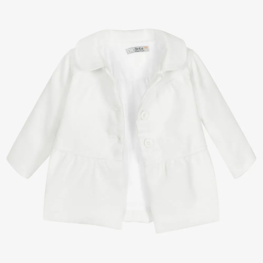 Baby Girls White Coat