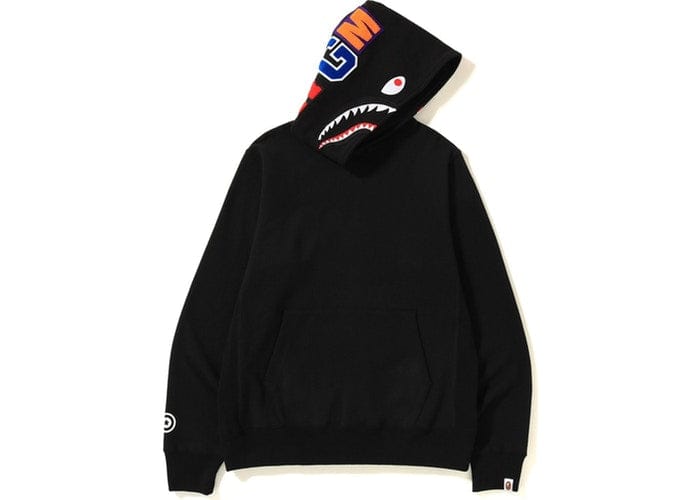 BAPE SHARK HOODIE PULLOVER BLACK