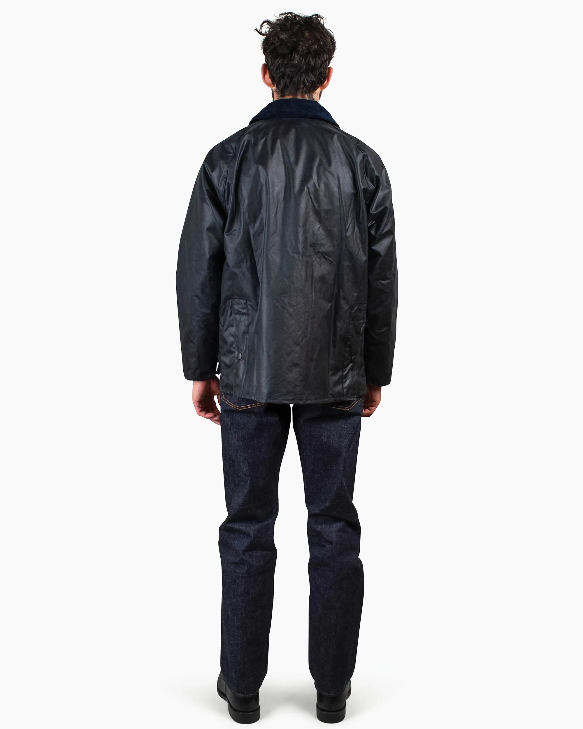 Barbour Bedale Wax Jacket Navy