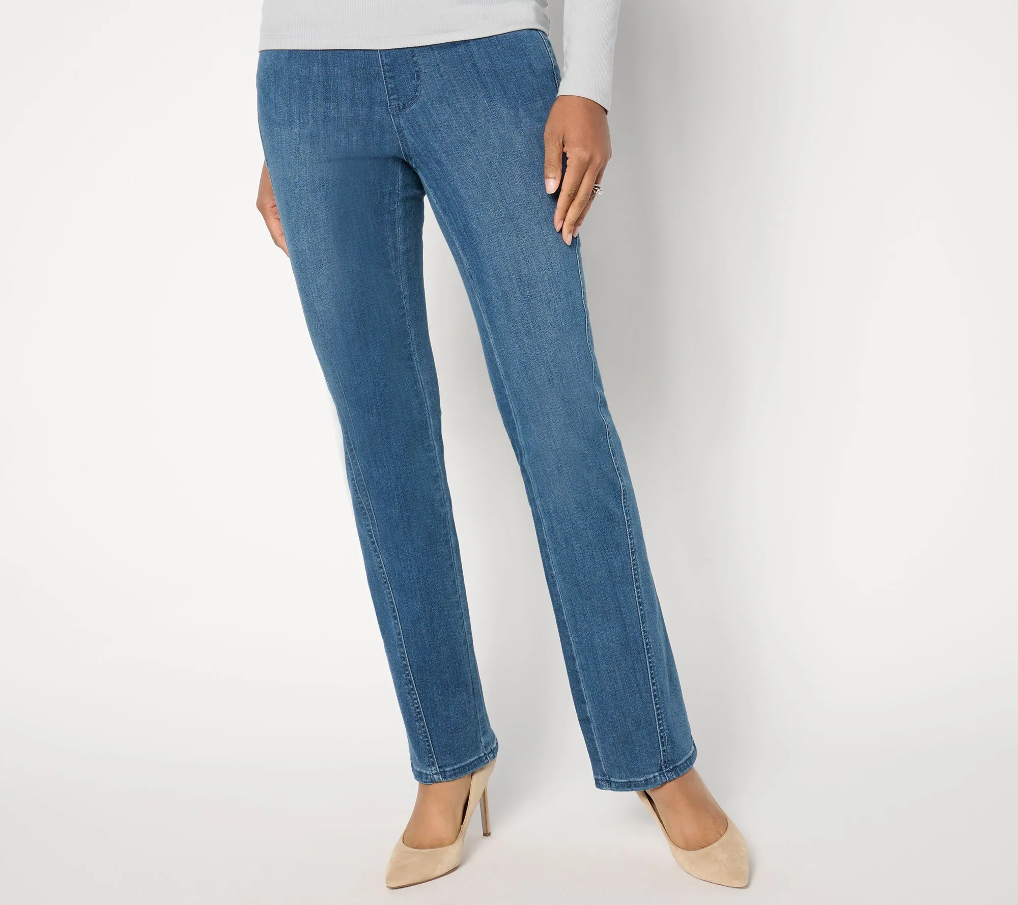 Belle by Kim Gravel Regular Primabelle Forward Seam Boot Cut Jean