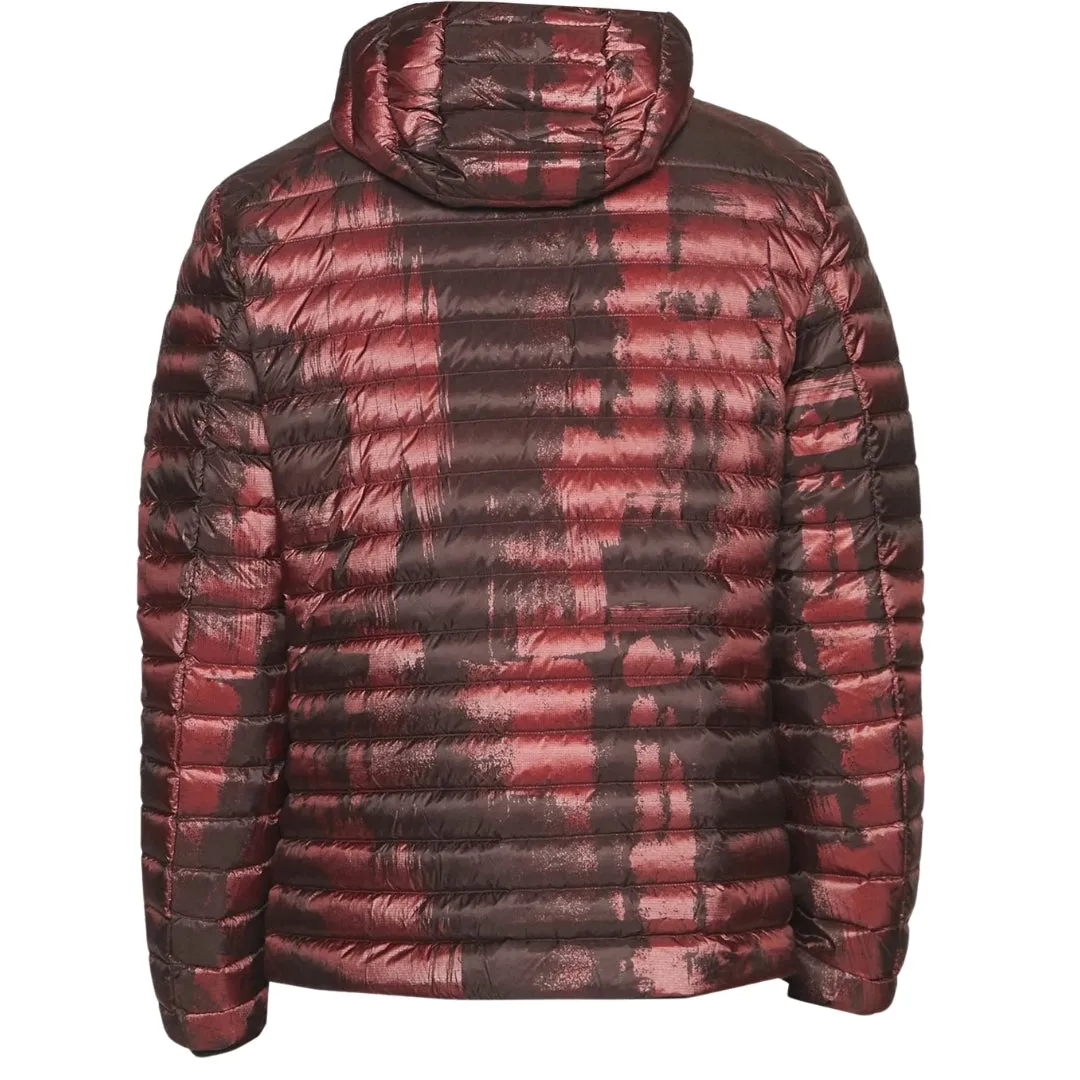 Belstaff Abstract Airframe Lava Red Down Filled Jacket