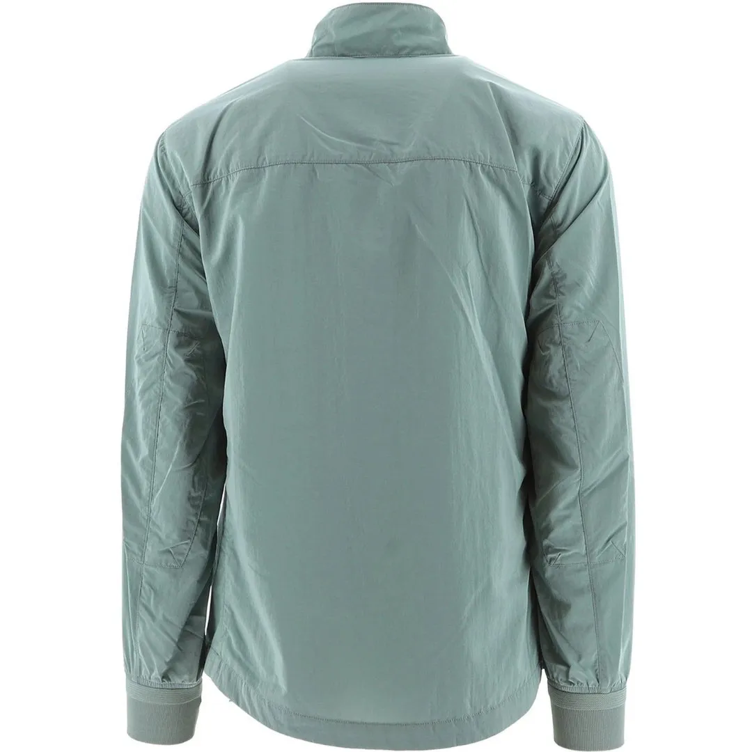 Belstaff Ramp Steel Green Quarter Zip Windbreaker Jacket