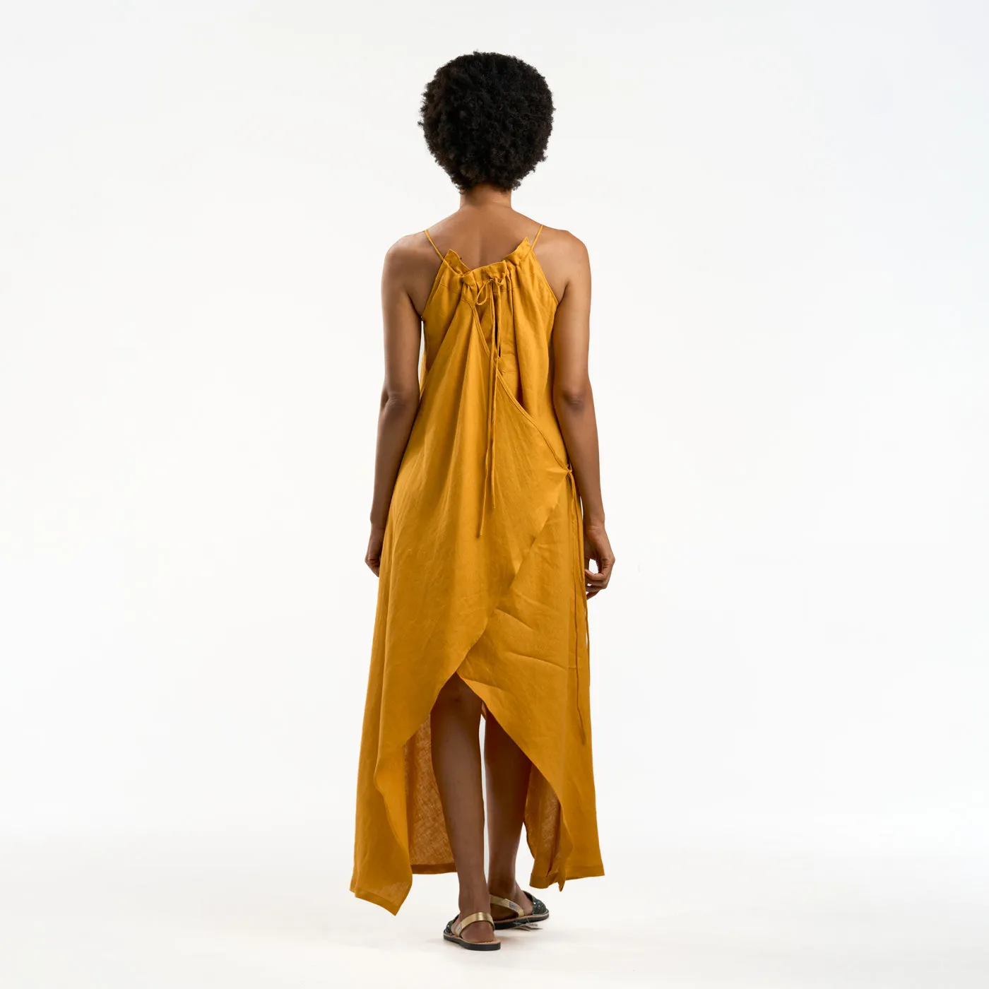 BEQUIA DRESS OCHRE