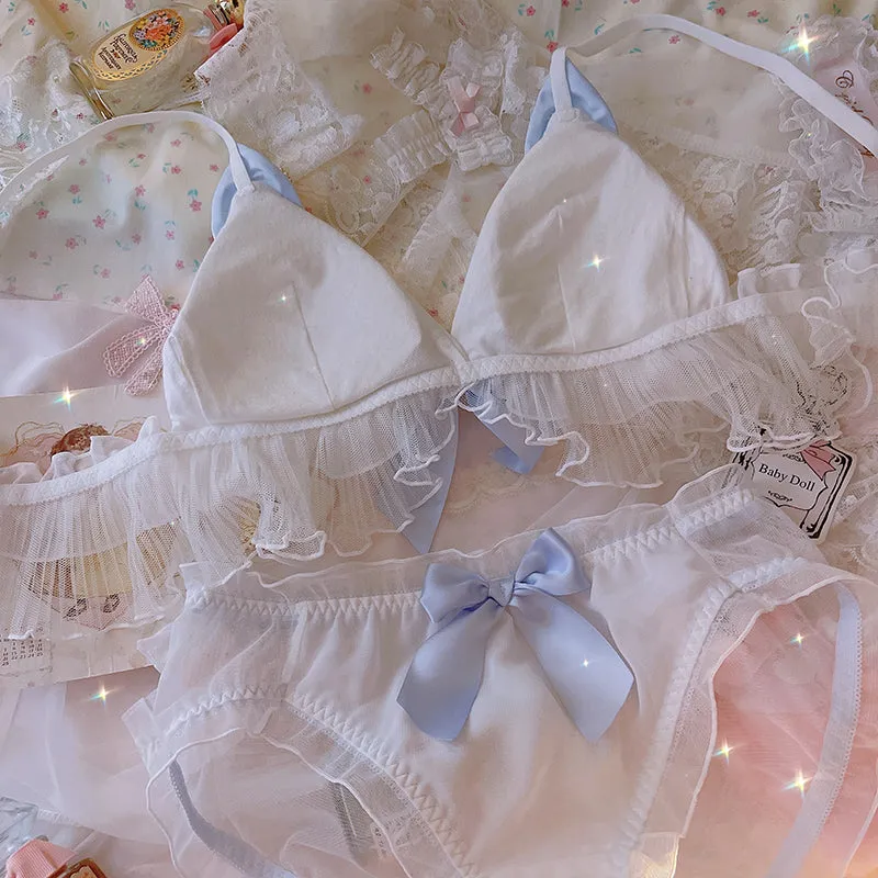 Blue Wink Nymphette Kawaii Princess Lingerie Set