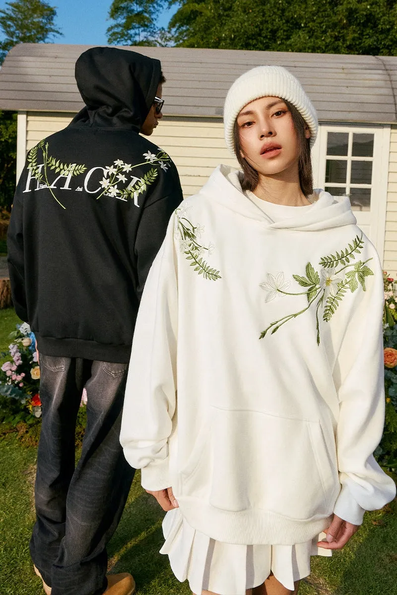 Brenches Embroidered Oversized Hoodie