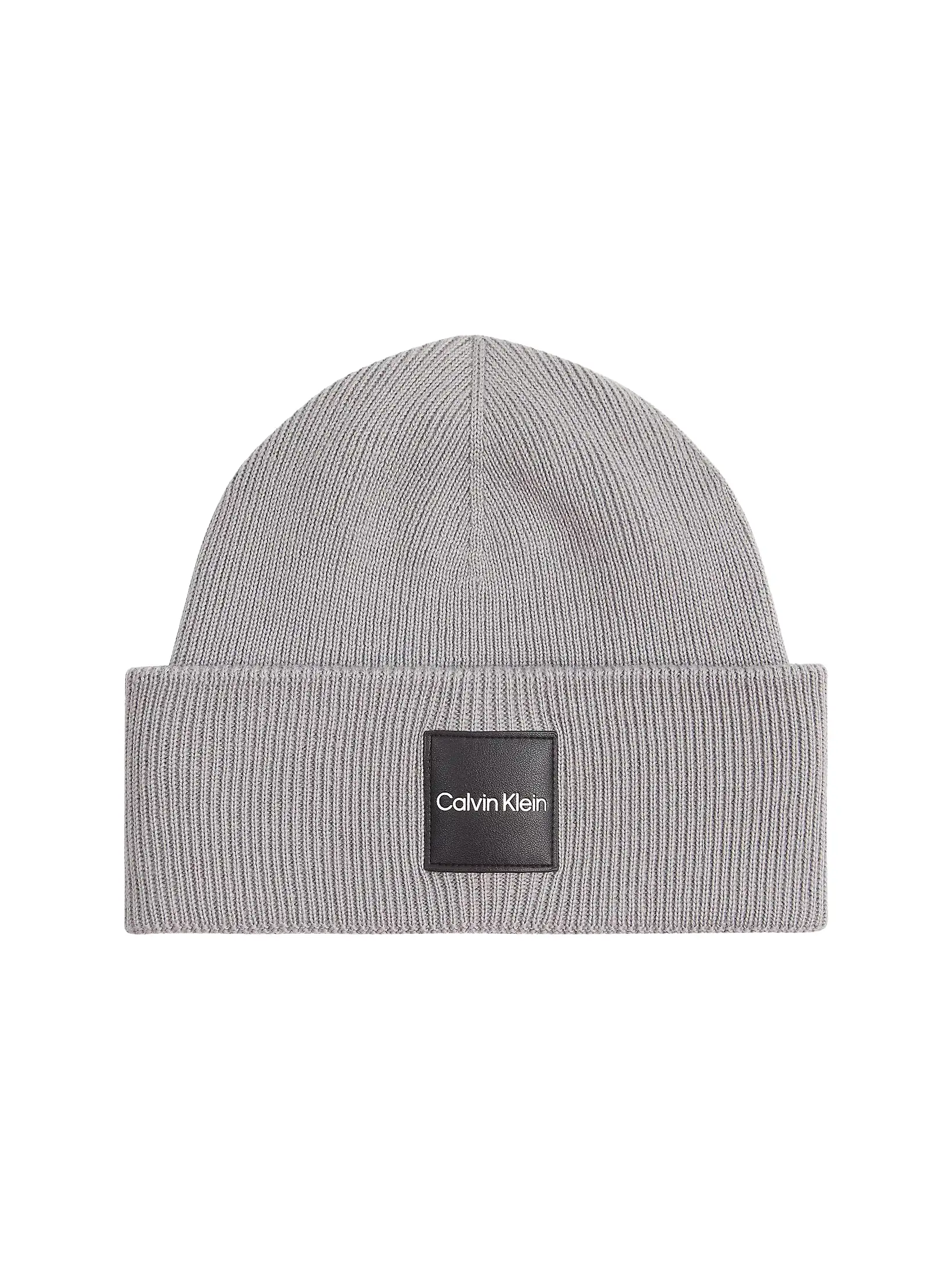 Calvin Klein Mens Fine Cotton Rib Beanie