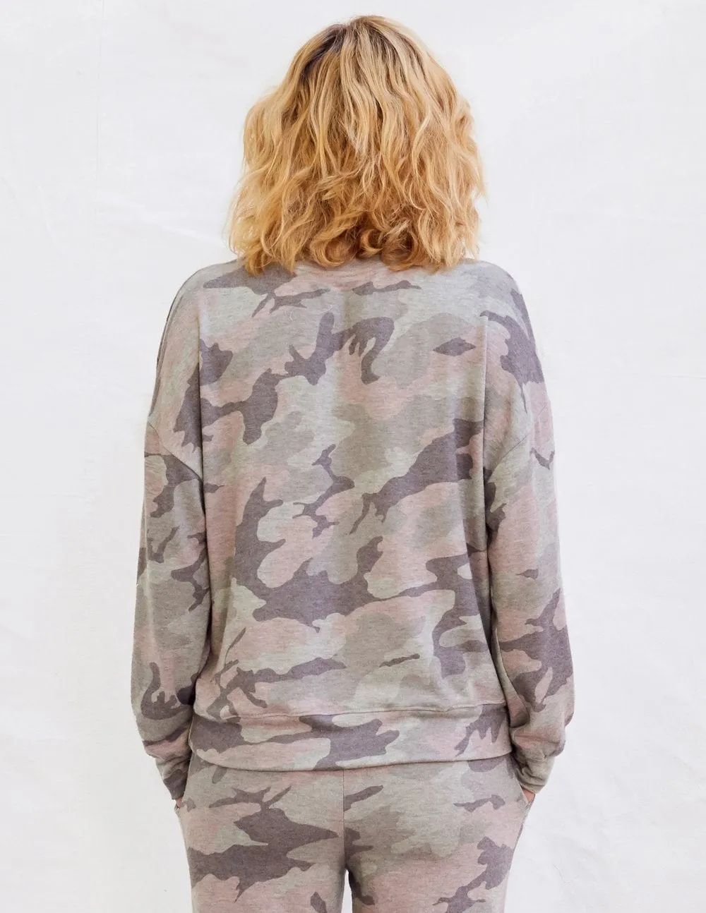 Camo Cozy Sweater