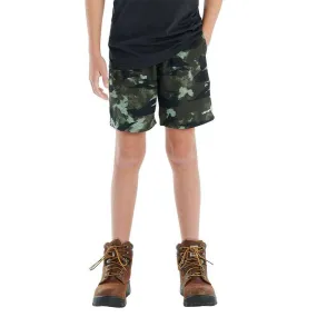 Carhartt Boy's Rugged Flex Loose Fit Ripstop Camo Work Shorts