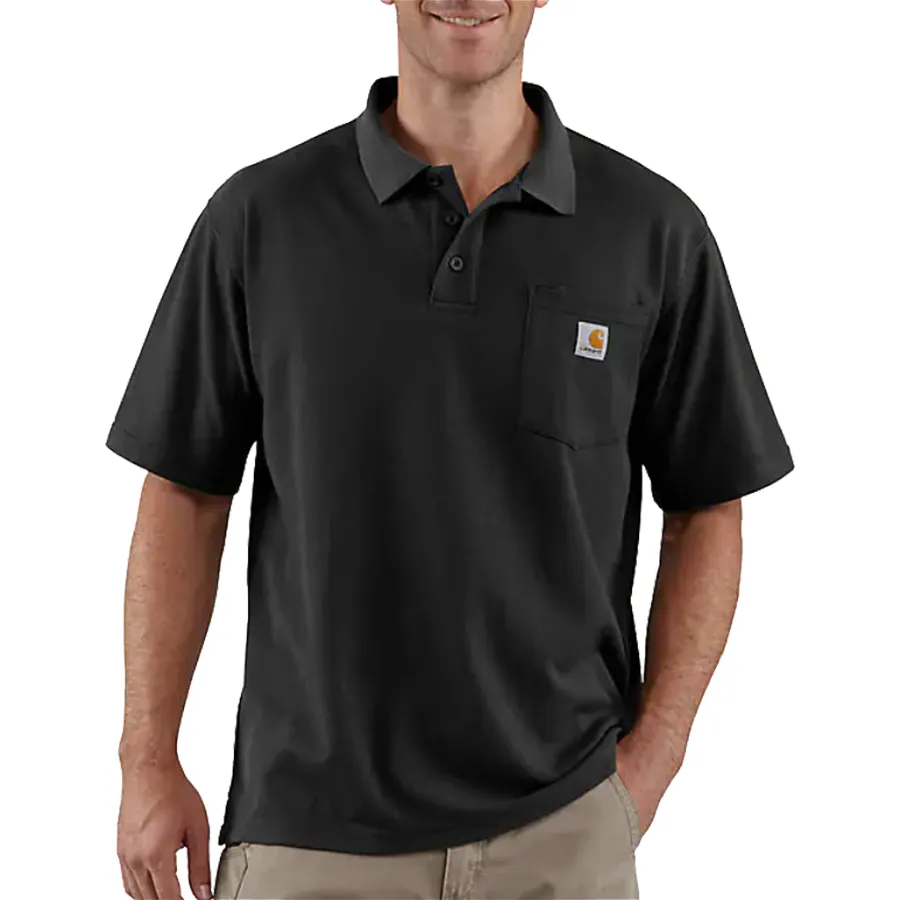 Carhartt Men's Loose Fit Midweight Short-Sleeve Pocket Polo