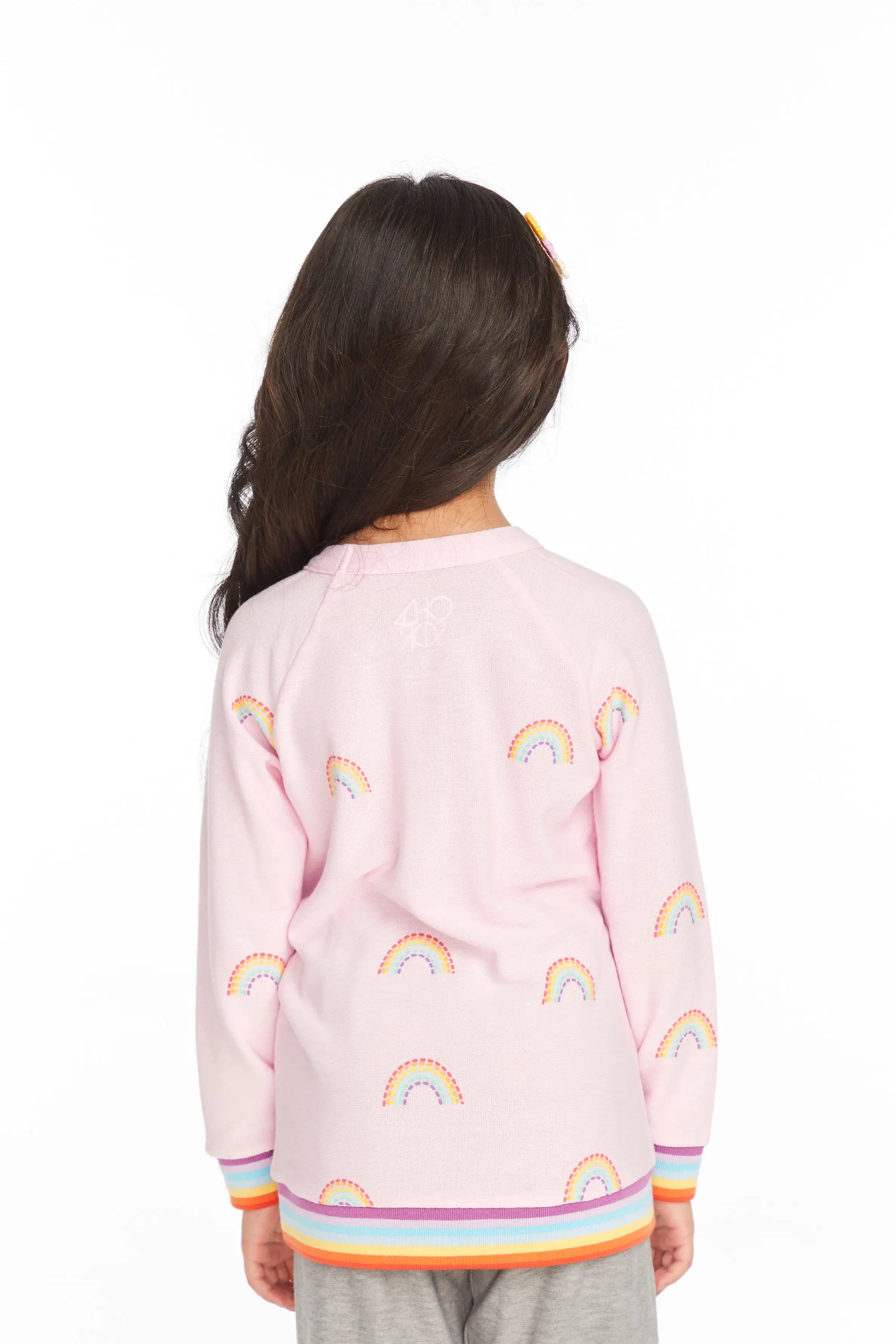 Chaser All Over Rainbow Girls Pullover