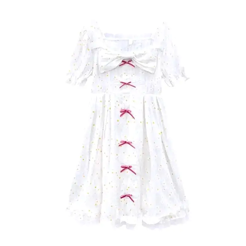 Daisy Kawaii Princess Short Sleeve Summer Dolly Dress