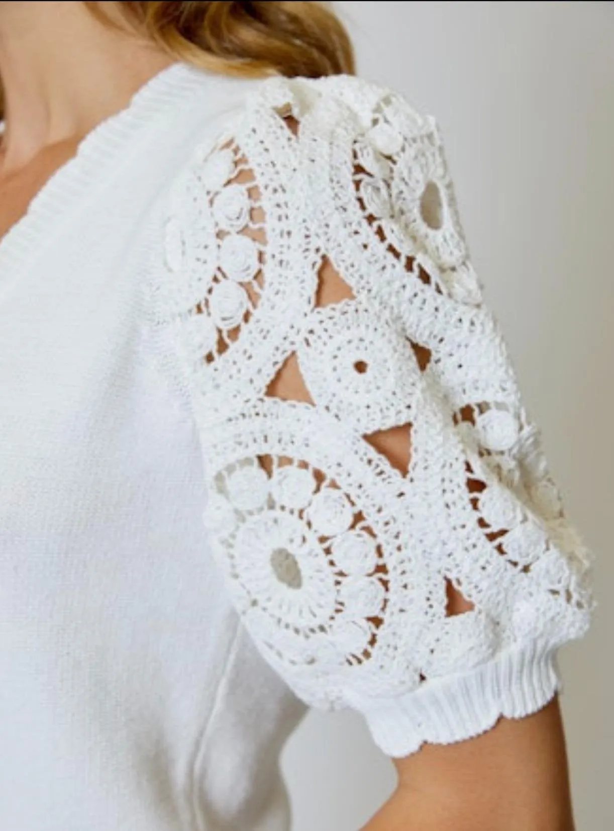 Design History- Crochet Puff Spring Cardigan