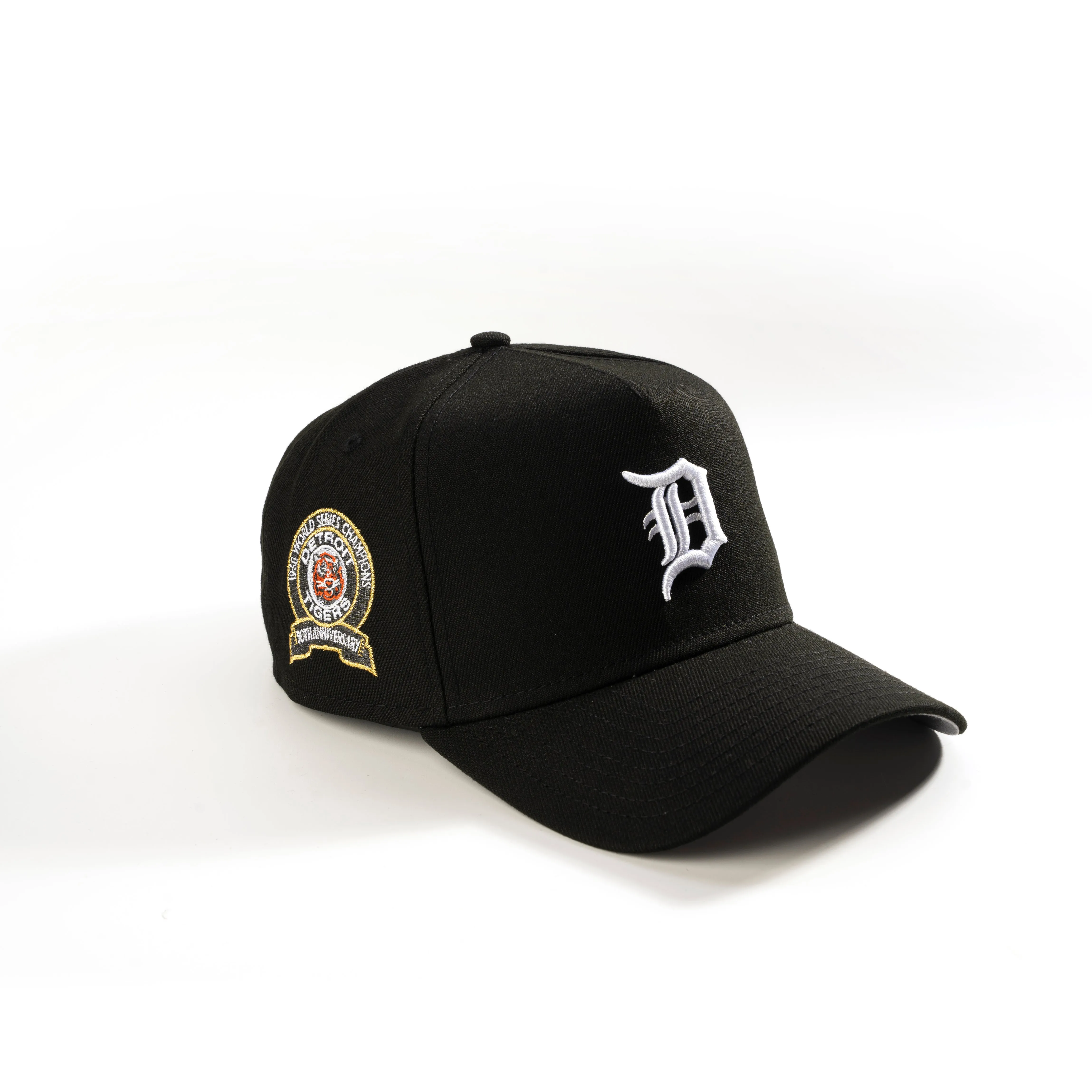 DETROIT TIGERS 9FOURTY A-FRAME JET BLACK SNAPBACK HAT