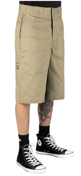 Dickies 13 Loose Fit Multi Pocket Work Shorts / Khaki