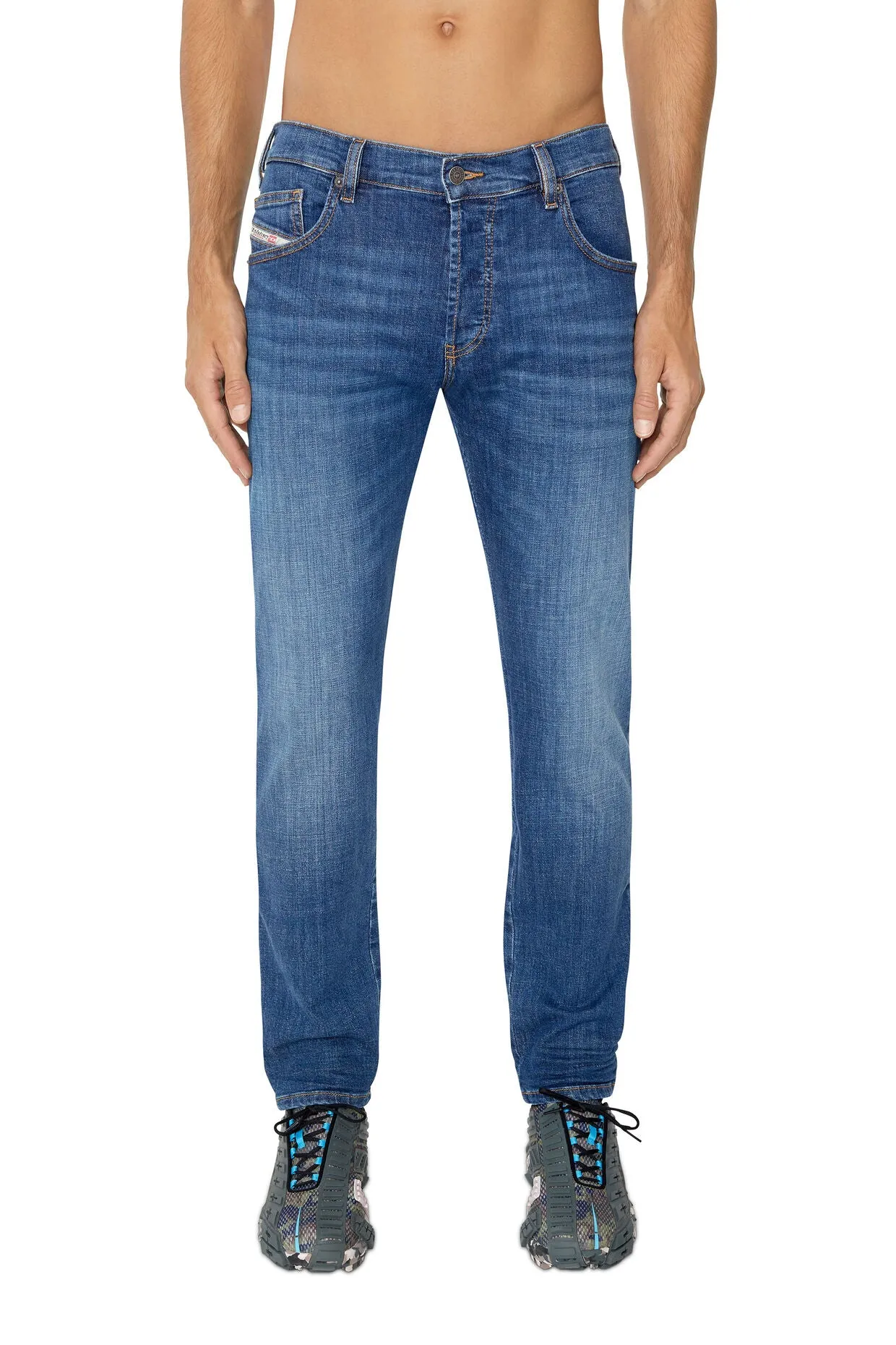 Diesel D-Yennox Jeans - Mid Wash Denim