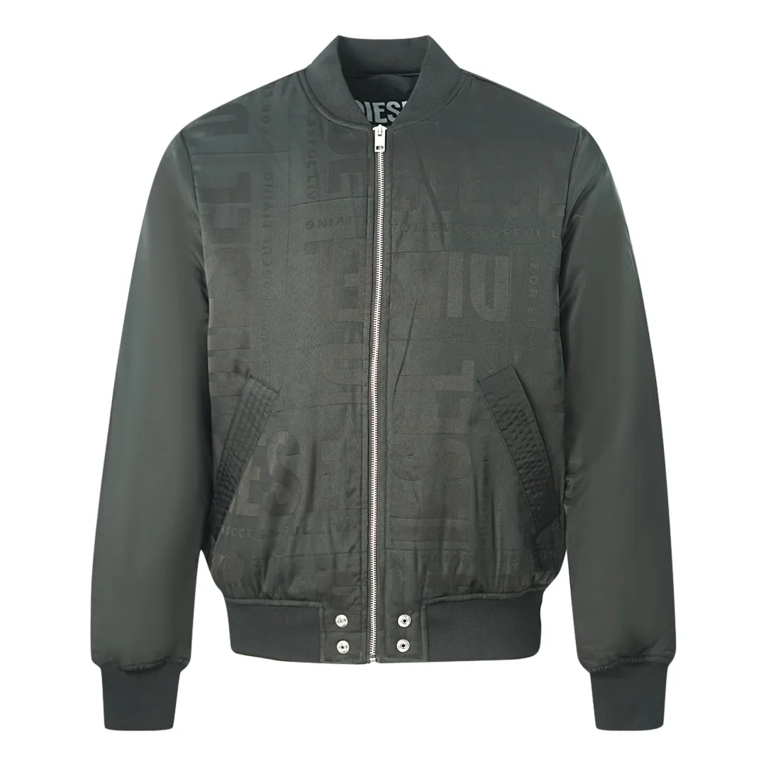 Diesel J Schmidz Black Bomber Jacket