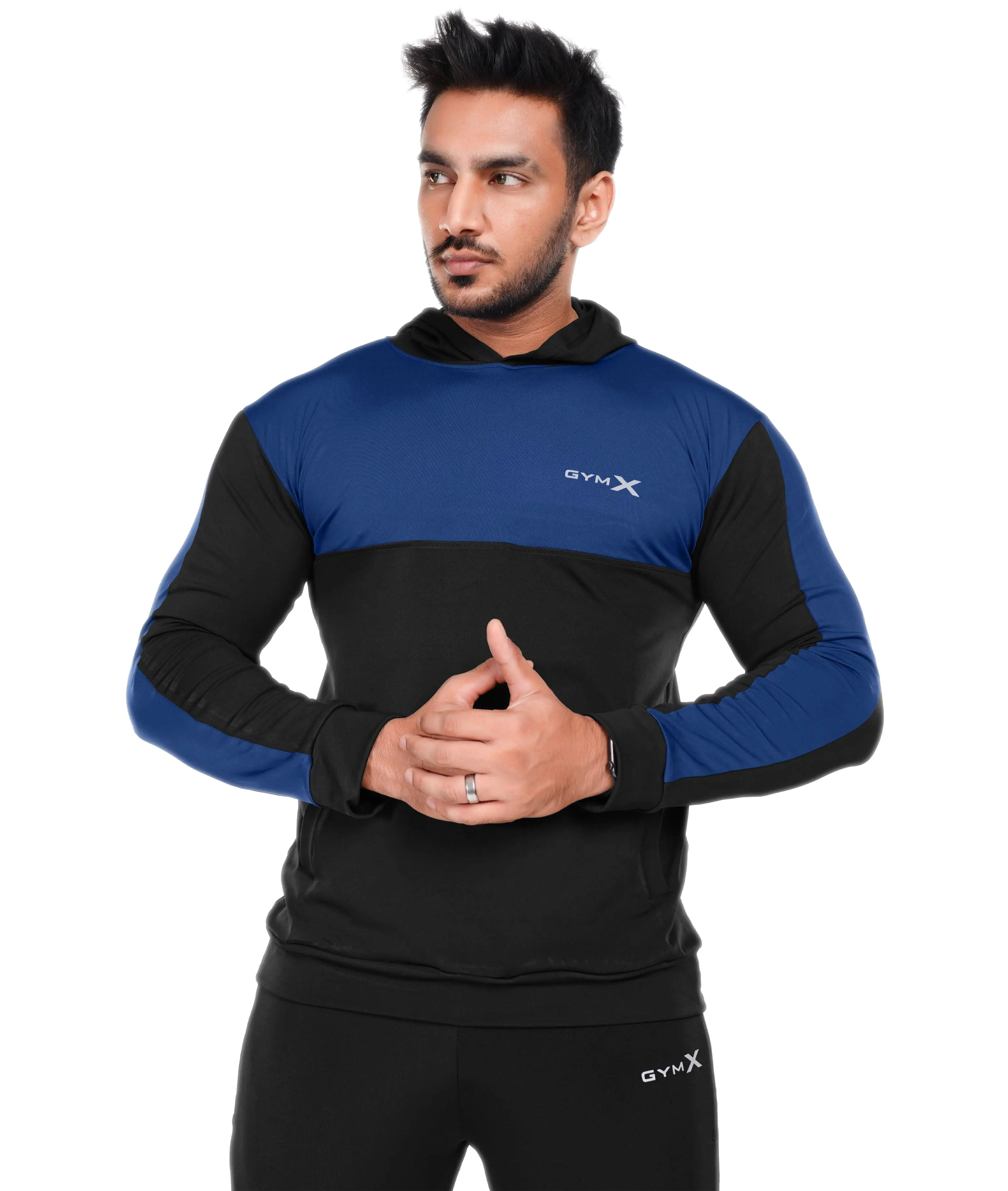 Dual Edition GymX Pullover: Electric Blue - Sale