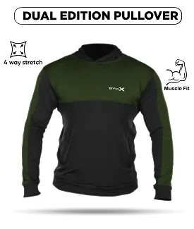 Dual Edition GymX Pullover: Lush Green - Sale