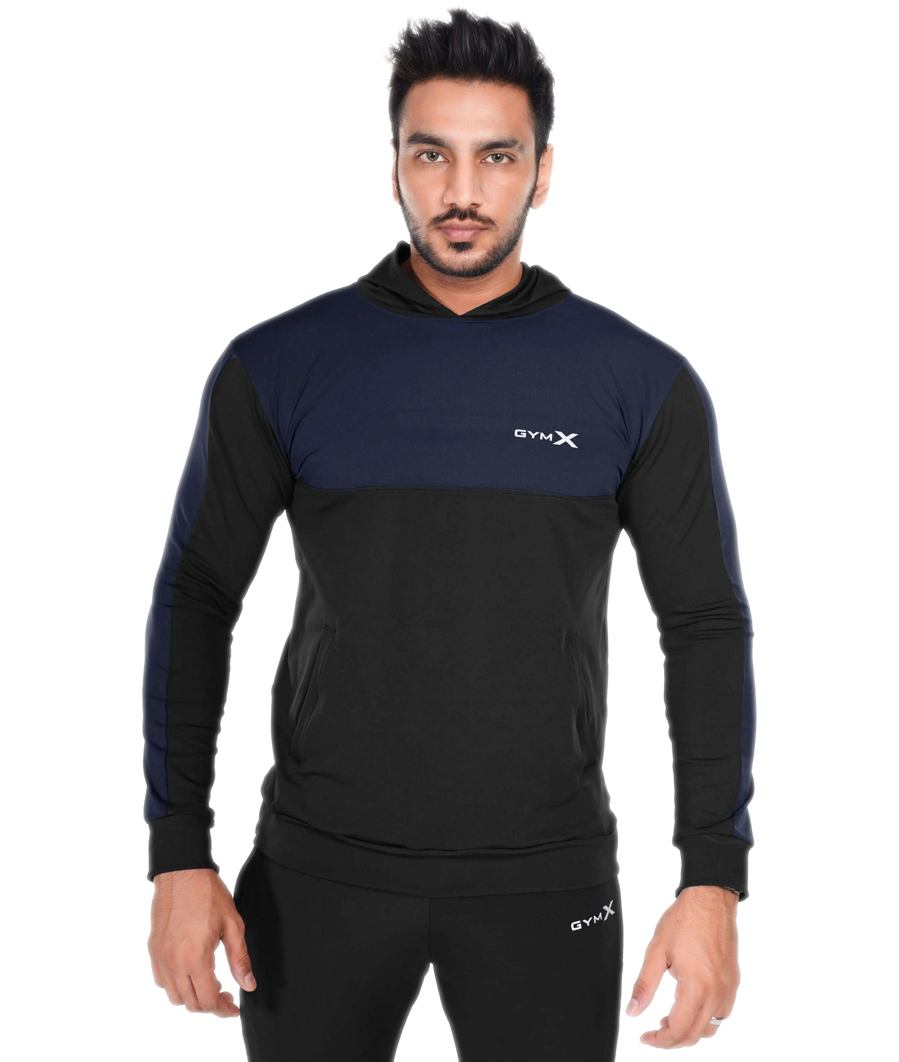 Dual Edition GymX Pullover: Navy Blue - Sale