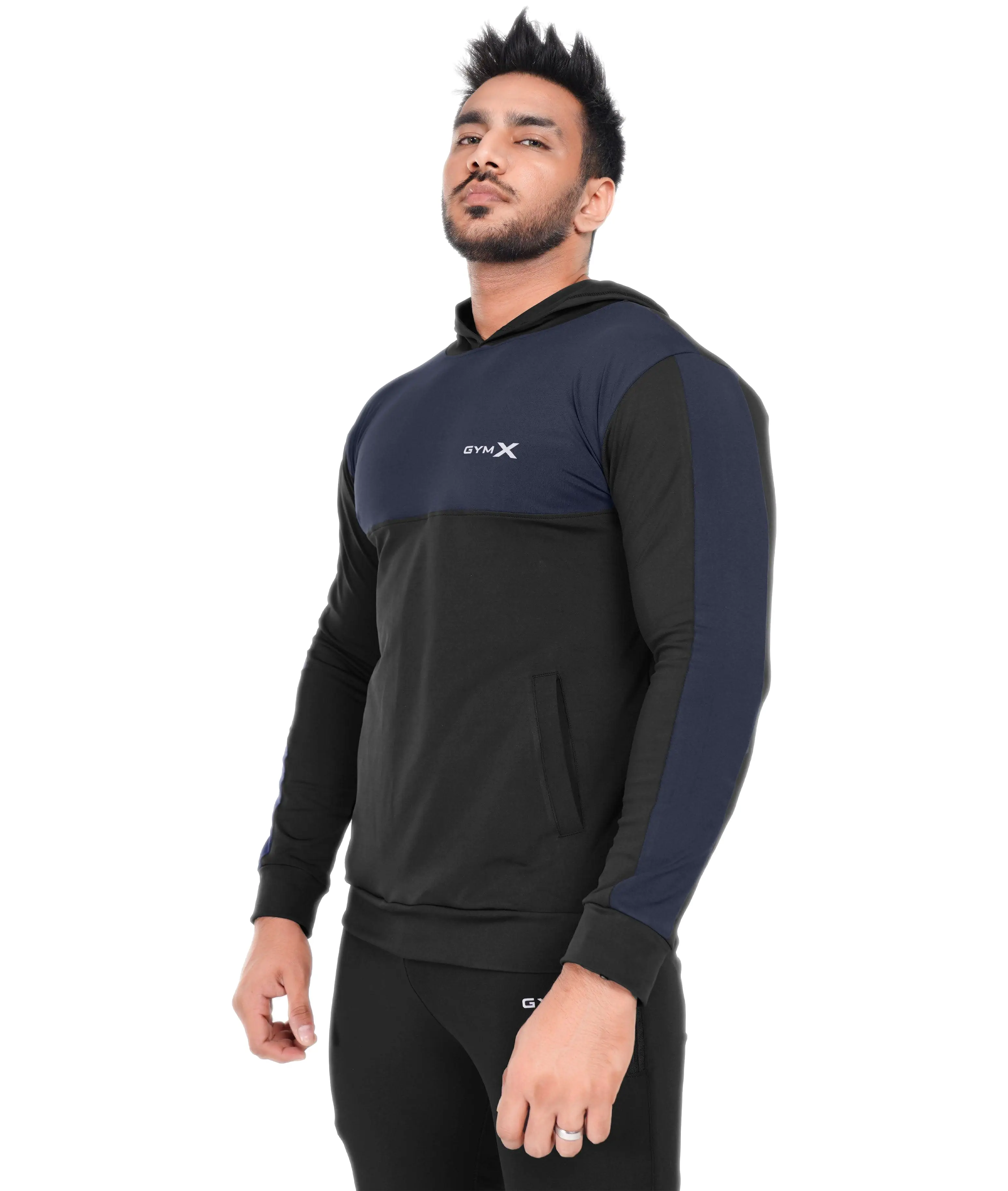 Dual Edition GymX Pullover: Navy Blue - Sale