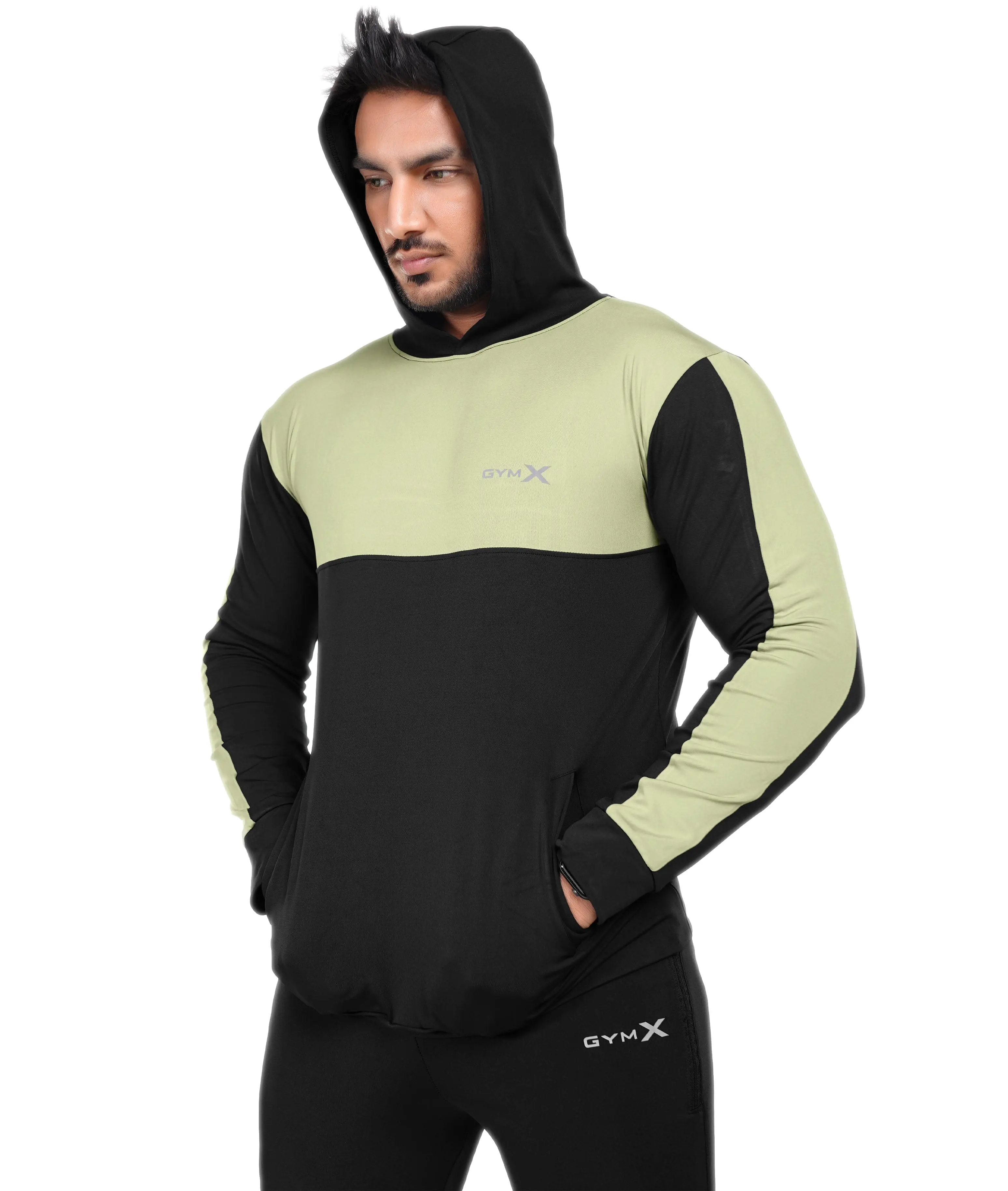 Dual Edition GymX Pullover: Pista Green- SALE