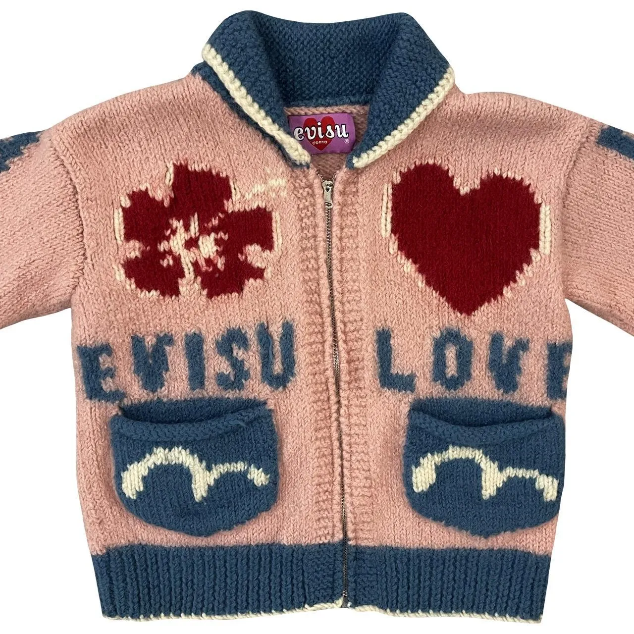 Evisu Donna Knitted Cardigan Cowichan