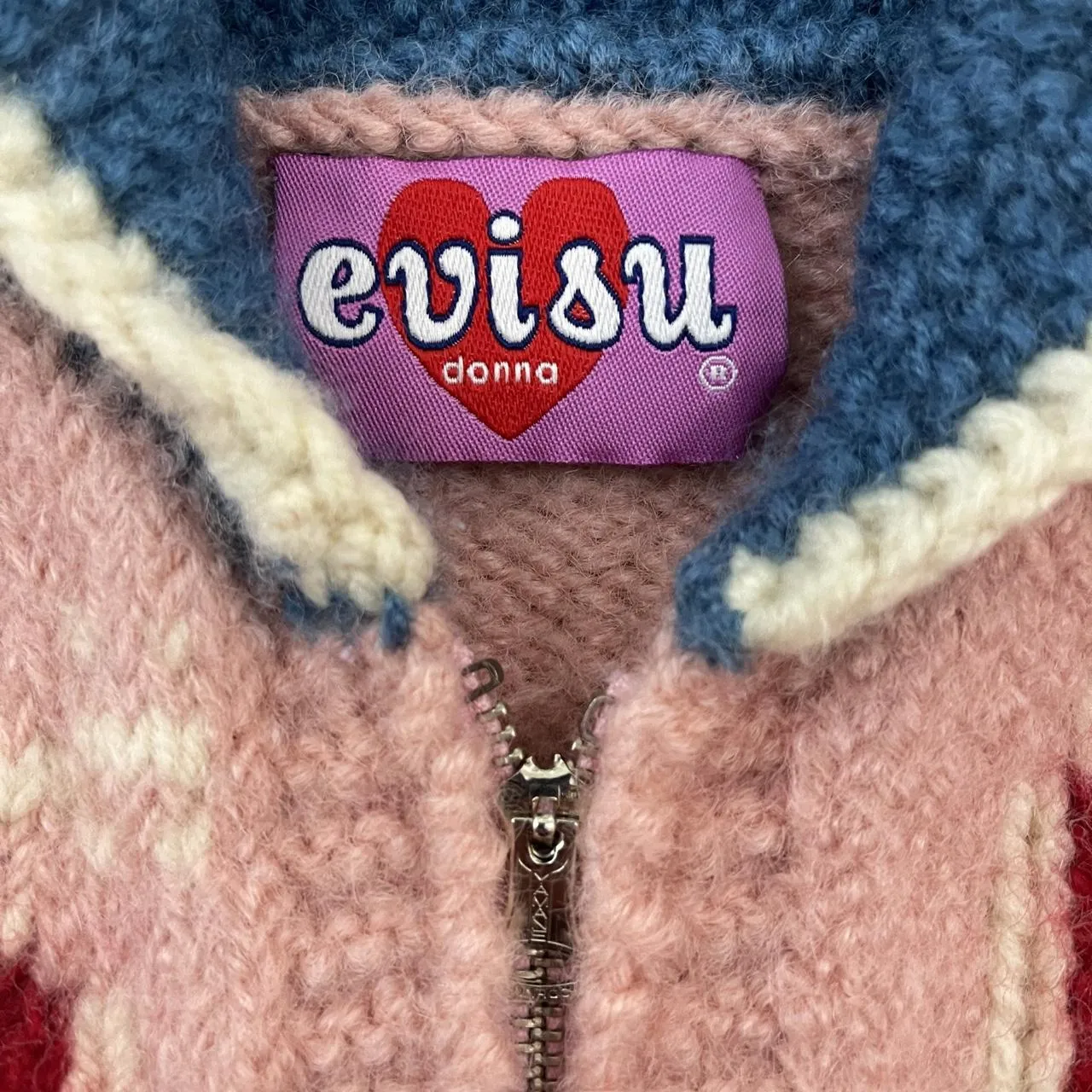 Evisu Donna Knitted Cardigan Cowichan