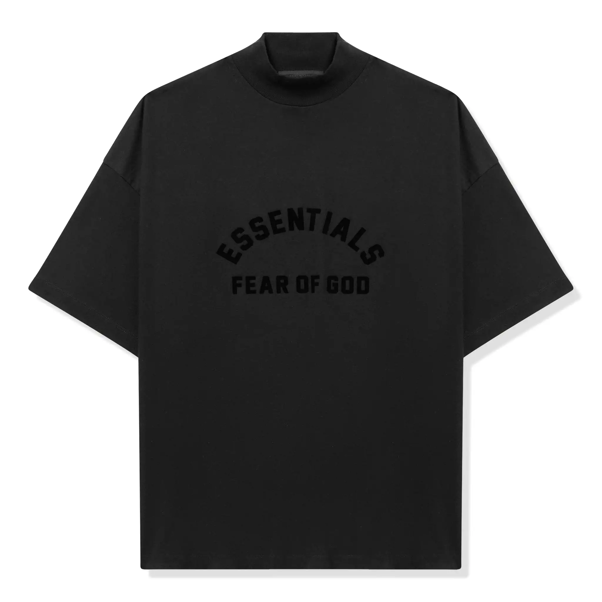 Fear of God Essentials Arch Logo Jet Black T Shirt (SS23)