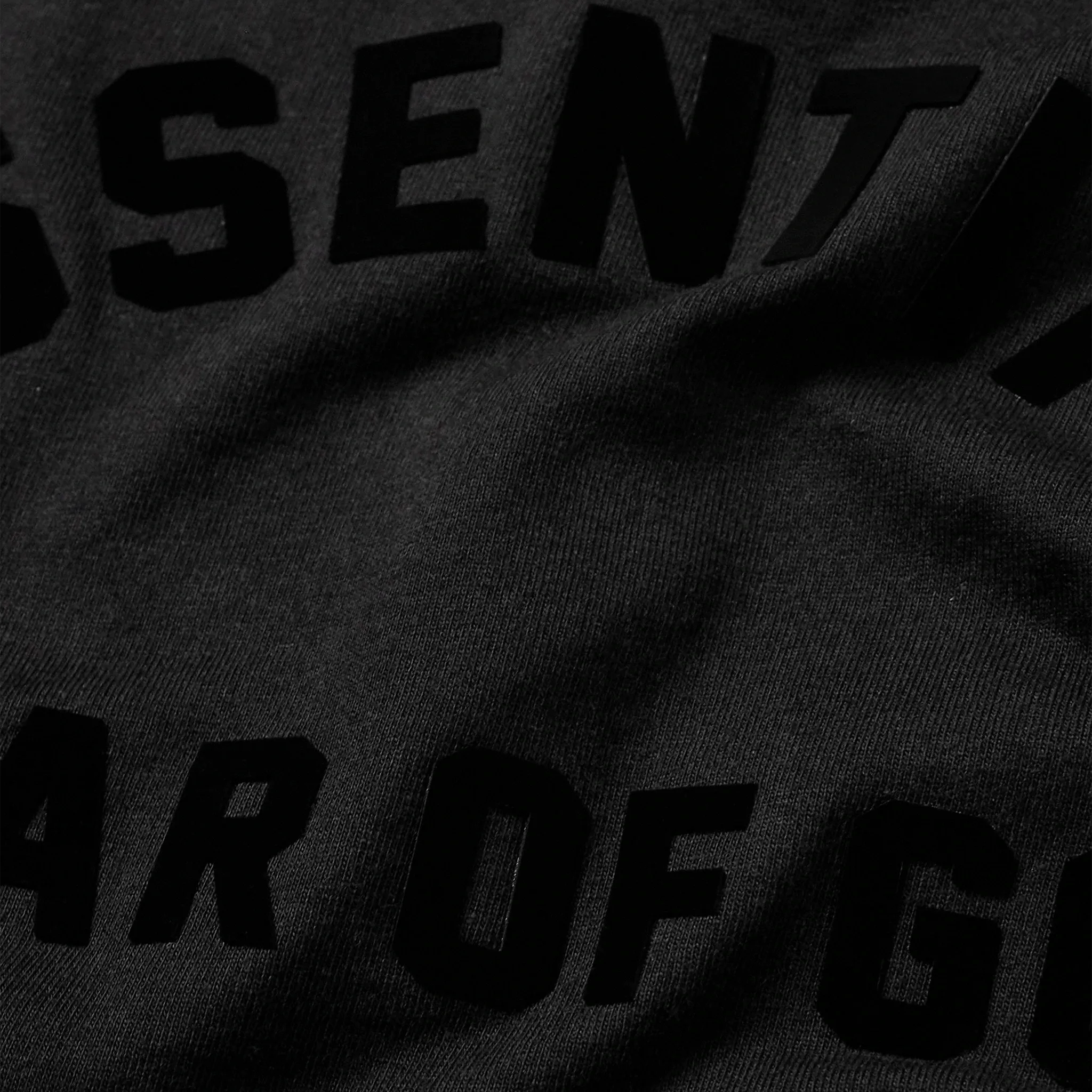 Fear of God Essentials Arch Logo Jet Black T Shirt (SS23)