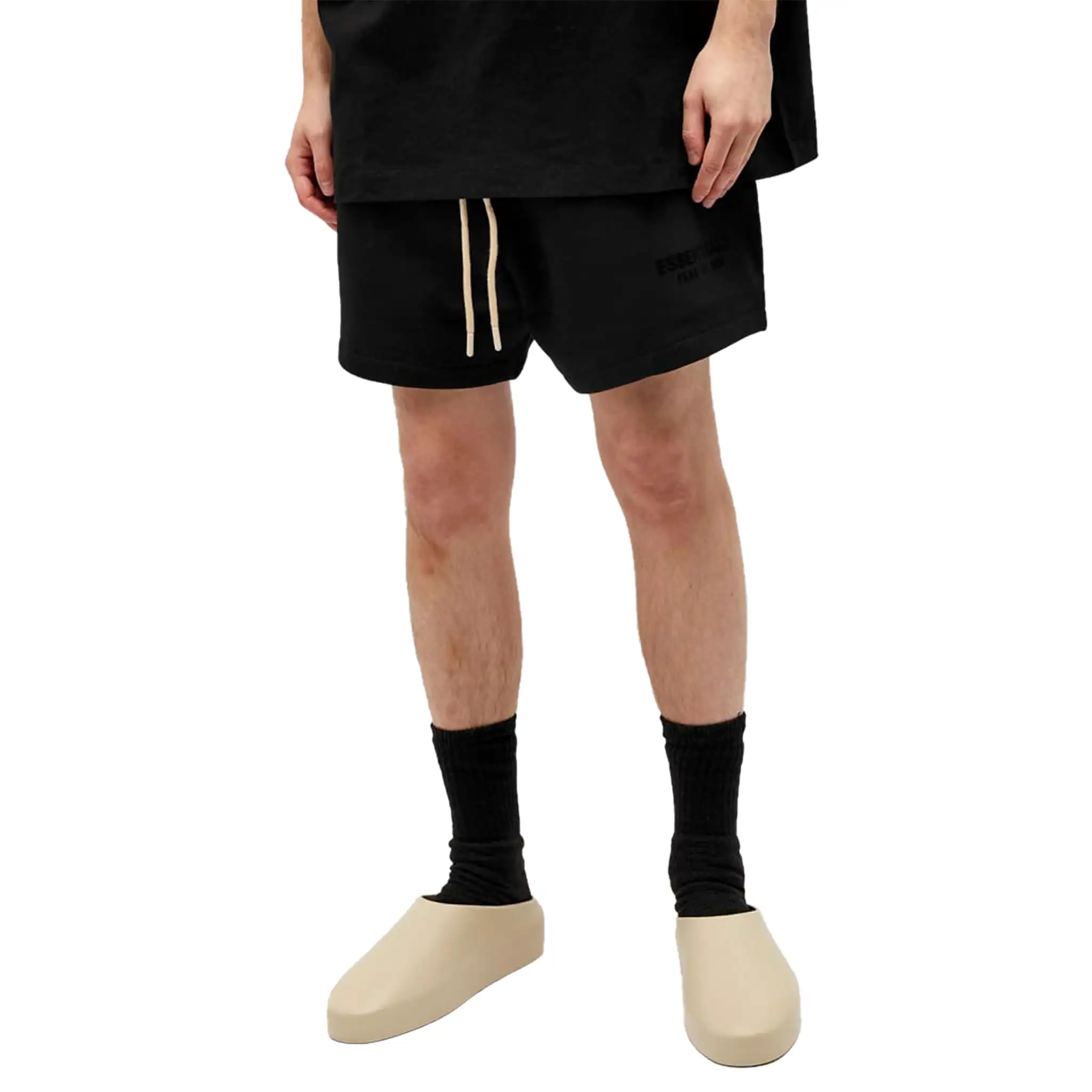 Fear Of God Essentials Jet Black Shorts (FW23)