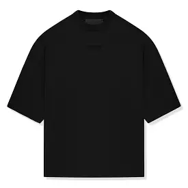 Fear Of God Essentials Jet Black T Shirt (FW23)