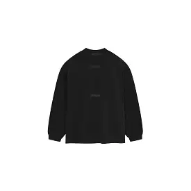 Fear of God Essentials Long Sleeve Tee 'Jet Black' (2023)