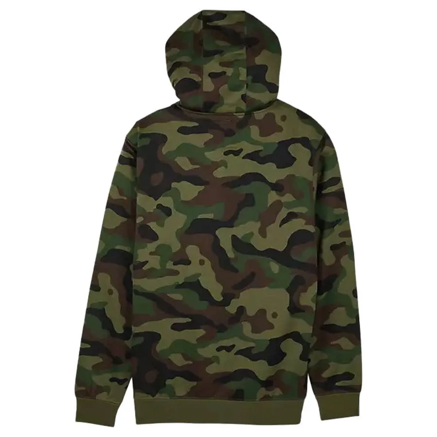 Fox Racing Men's Fox Head Camo Fleece Pullover Hoodie - Green Camo