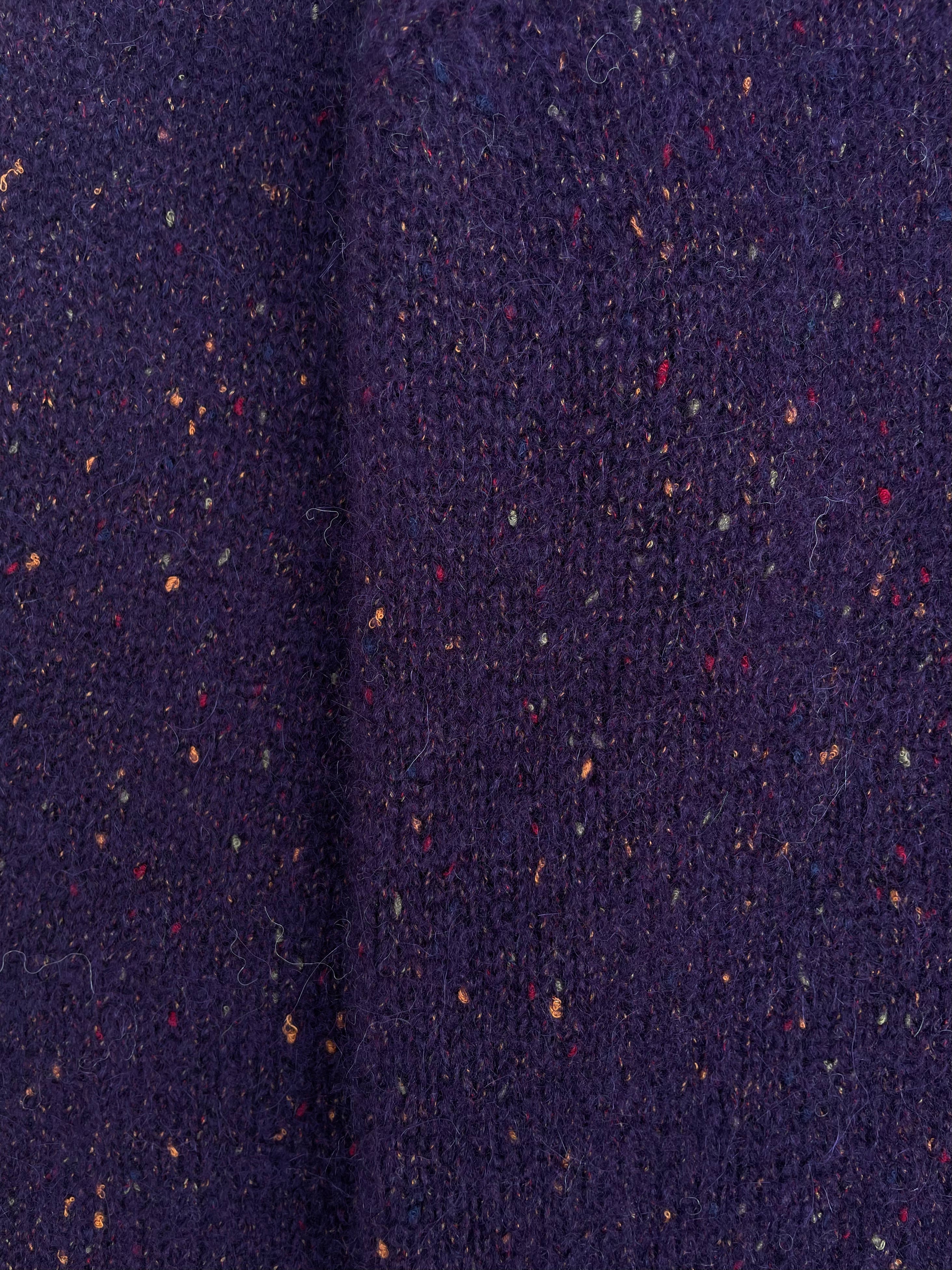 FRESH Bruce Crew Neck Wool Sweater Purple