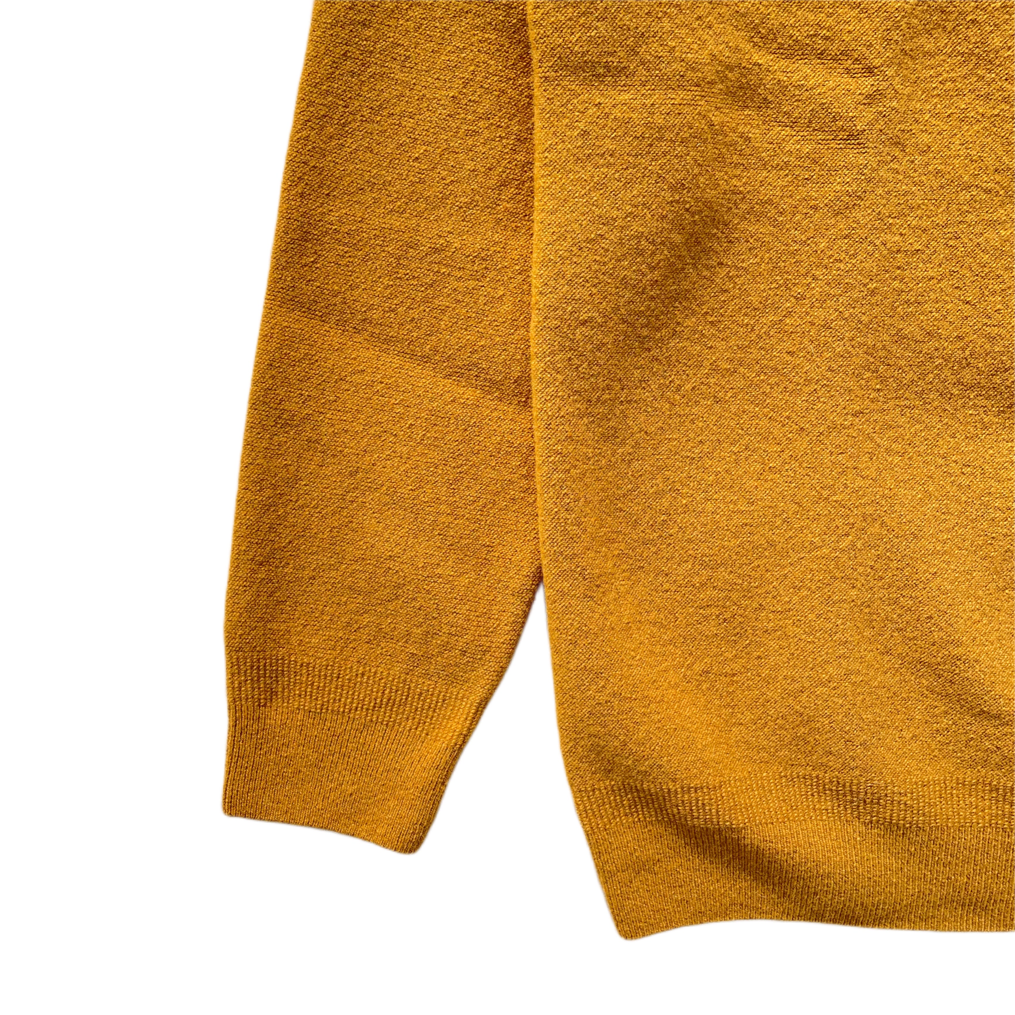 FRESH Crew Neck Wool Sweater Olio Yellow