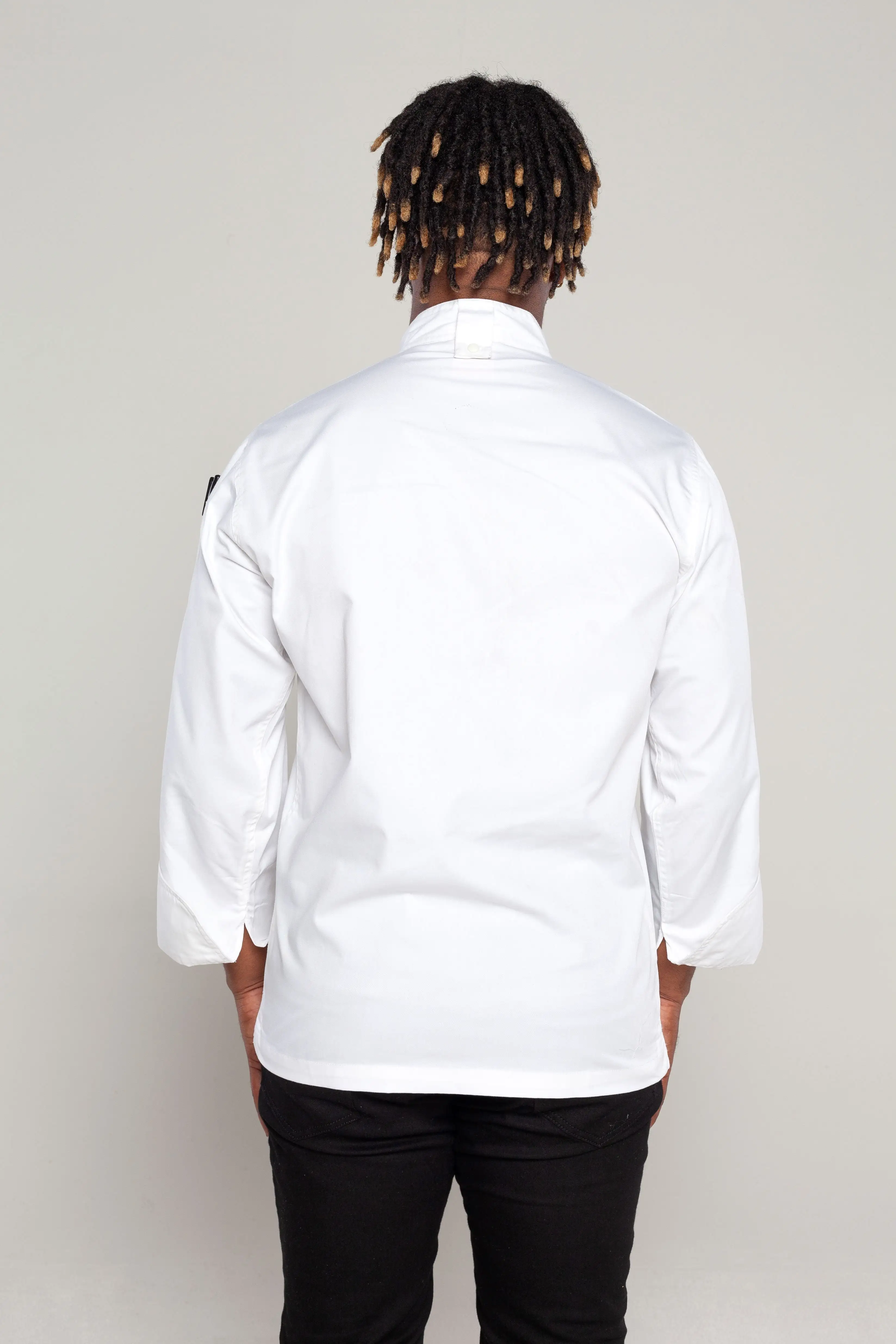 Generic White Chef jackets Long sleeve