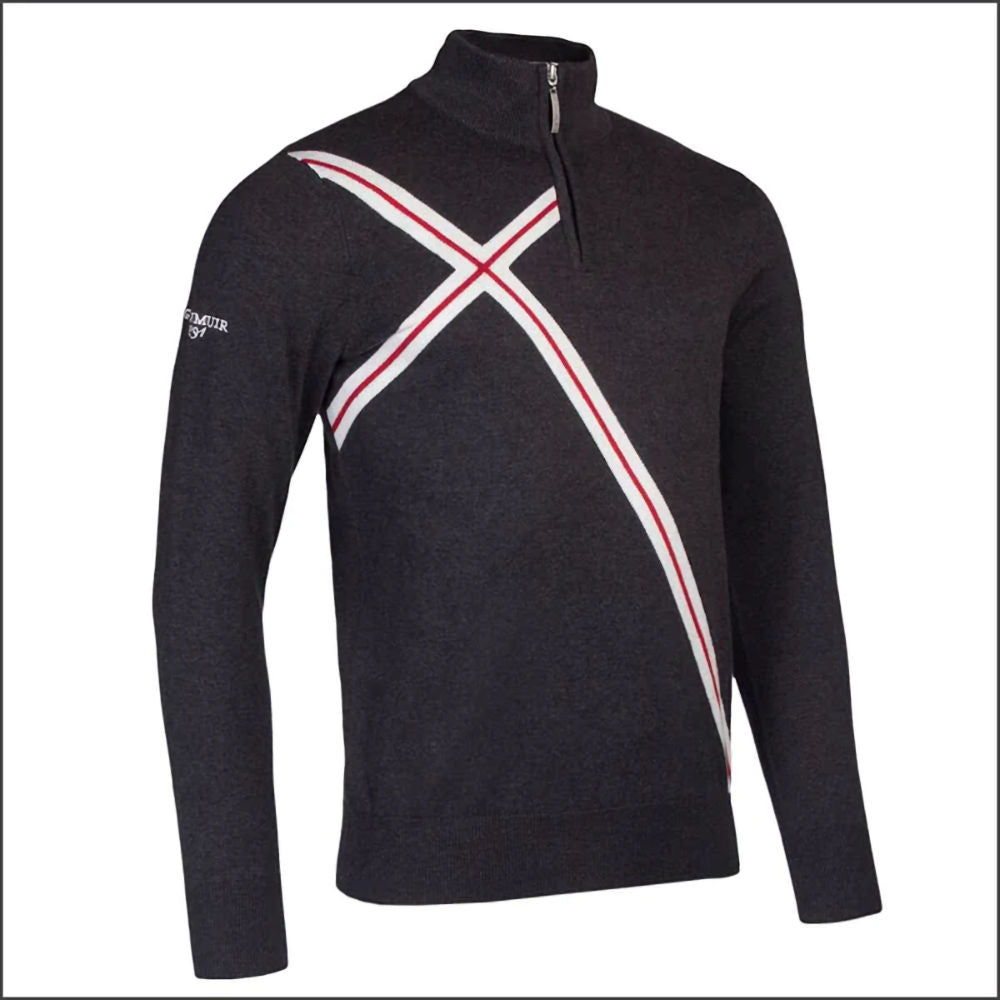 Glenmuir Bracken  Zip Neck Sweater*