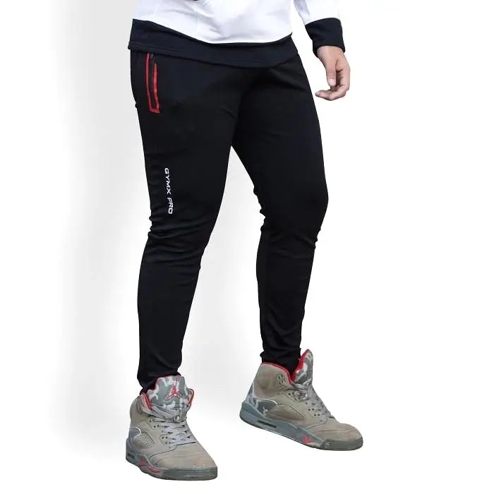 GymX Pro Bottoms- Jet Black (4 Way Stretch)