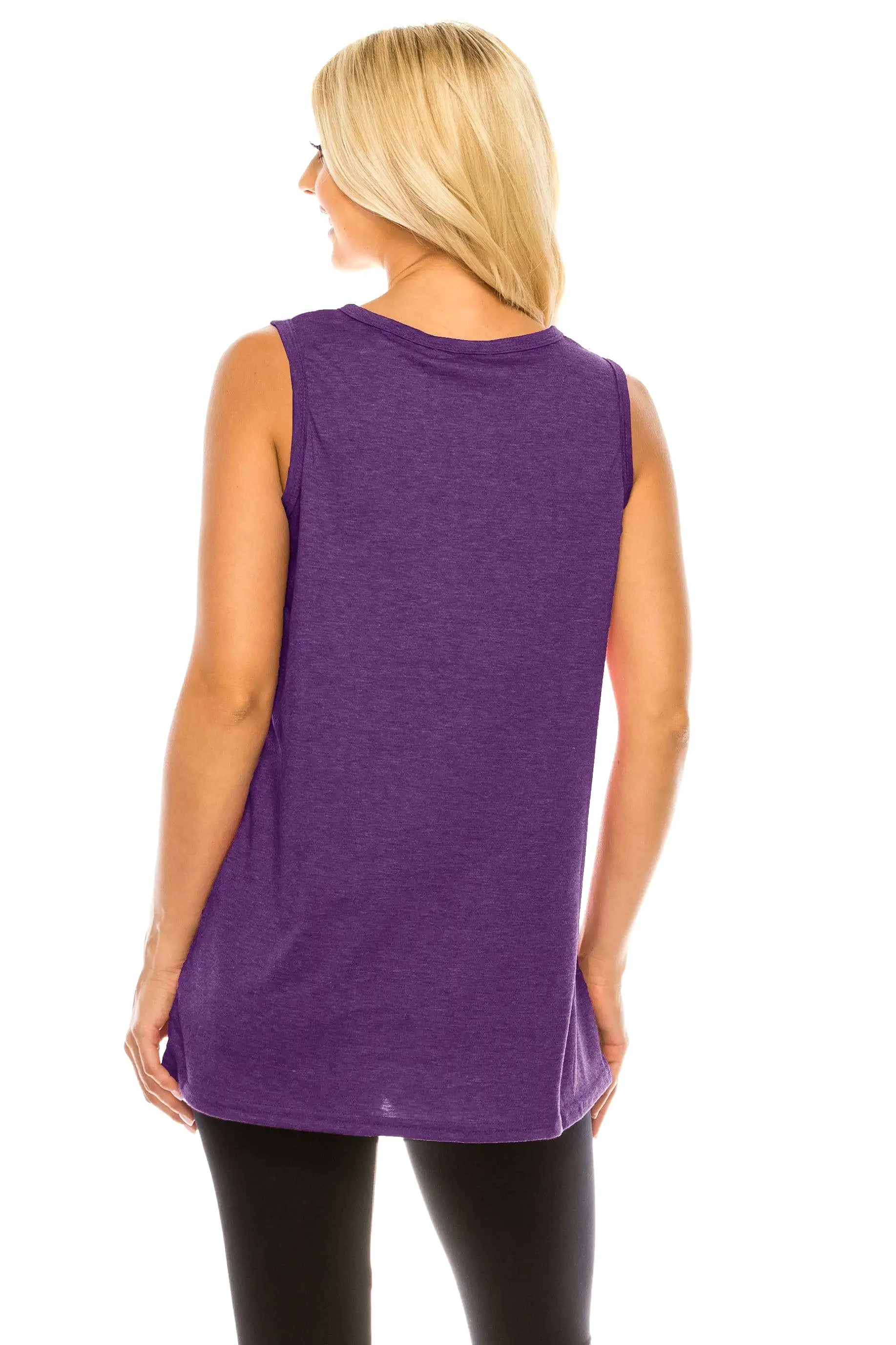 Haute Edition Women's Lazy Loose Fit Tank top. Plus size available