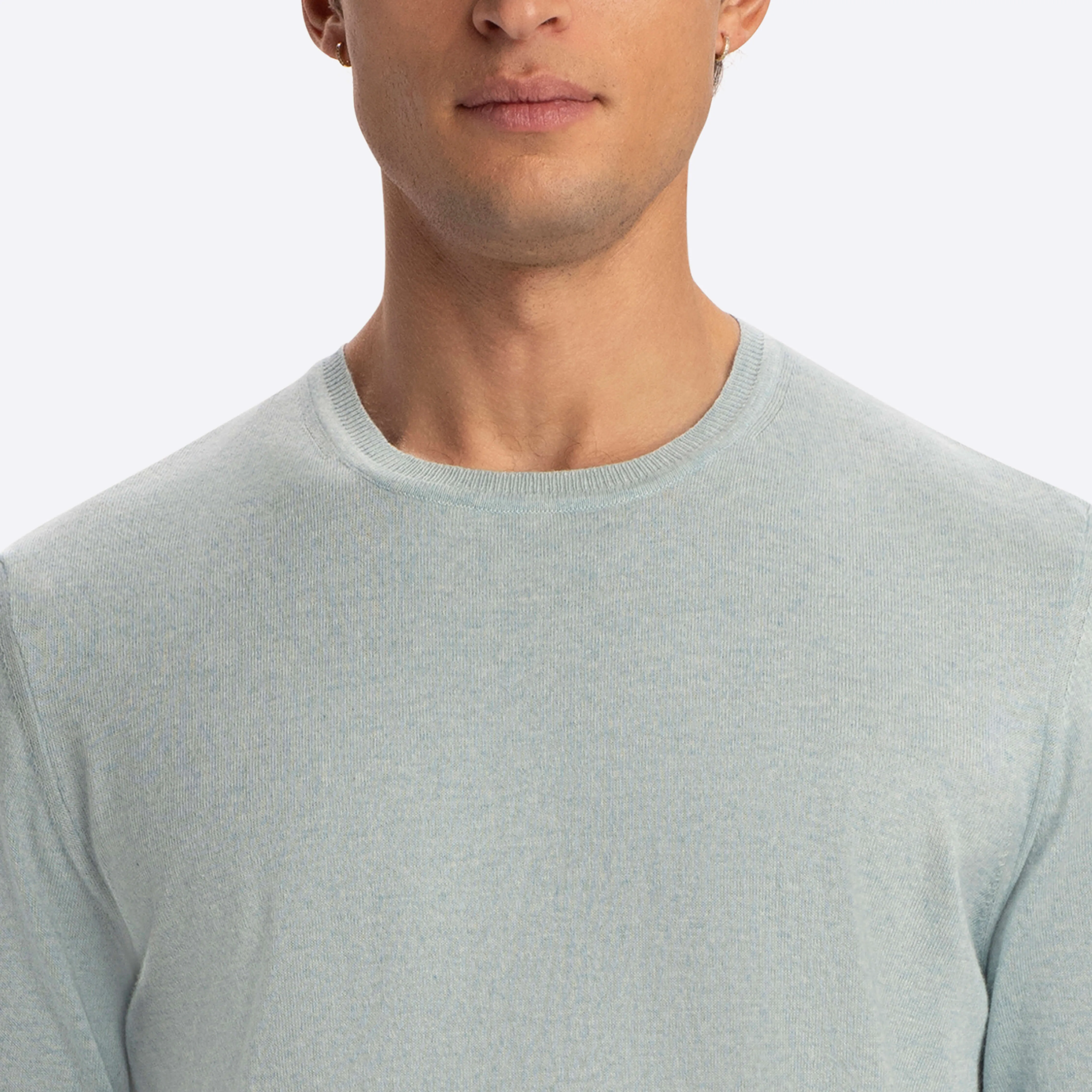 Heather Crew Neck Sweater