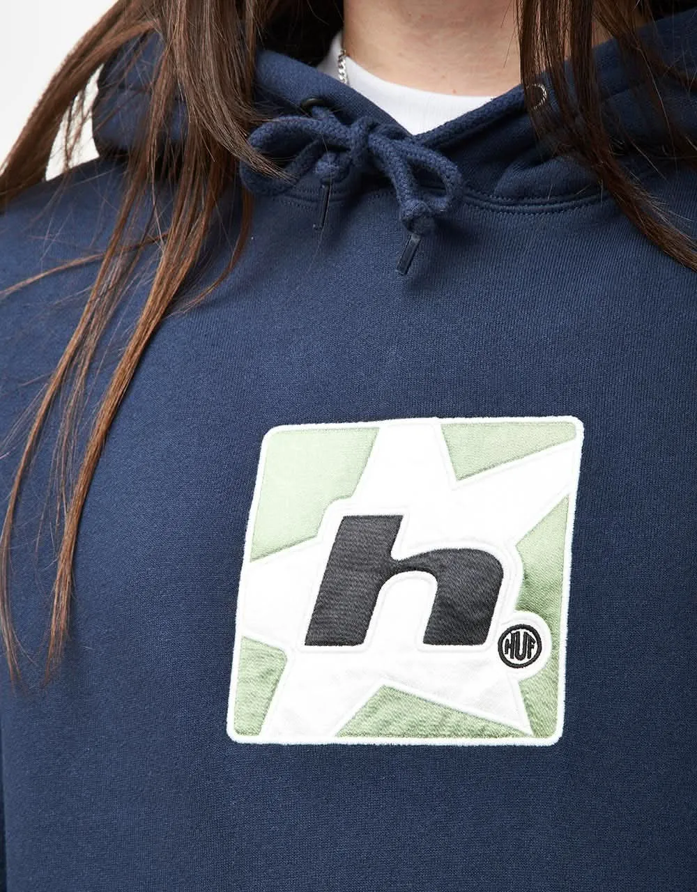 HUF H Star Pullover Hoodie - Nightshade