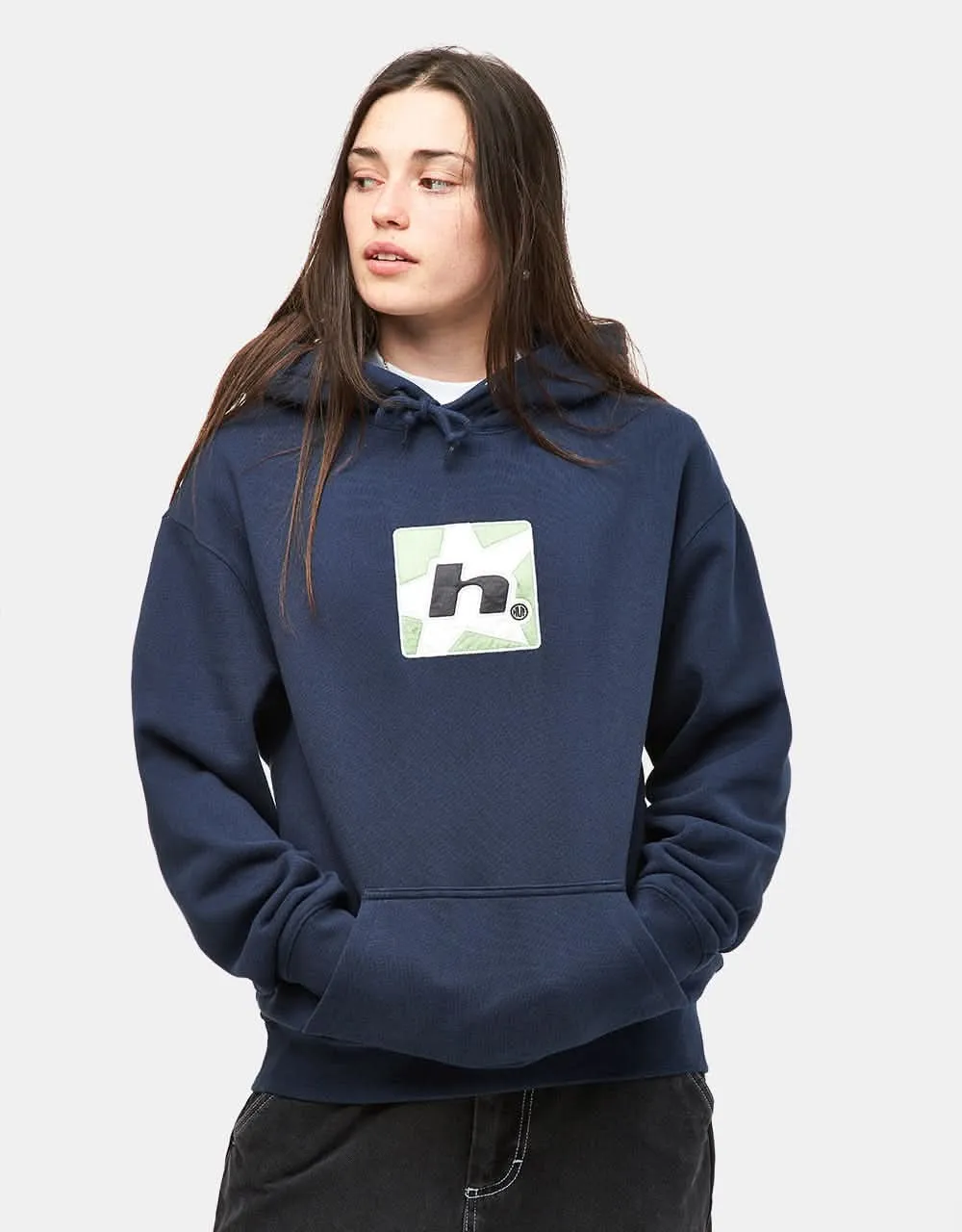 HUF H Star Pullover Hoodie - Nightshade