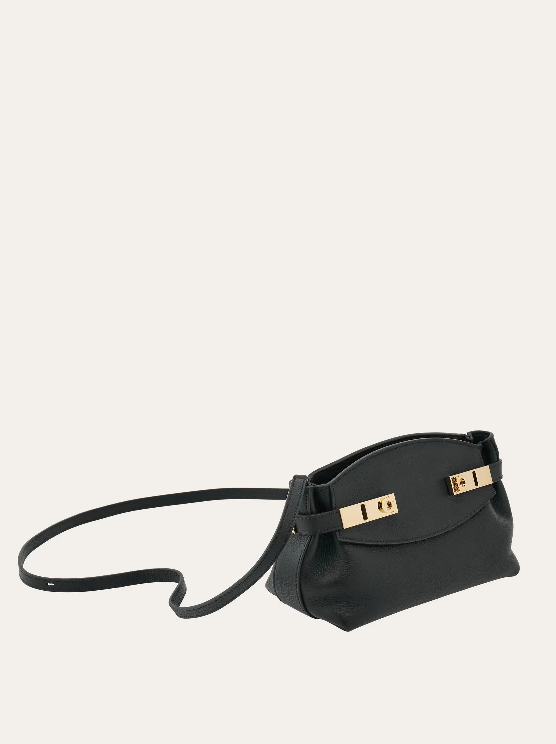 Hug Crossbody Bag in Black