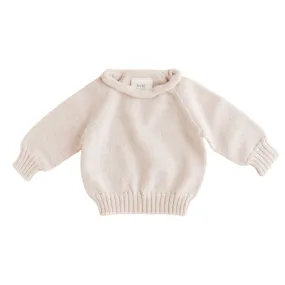 Hvid Sweater Georgette Cream