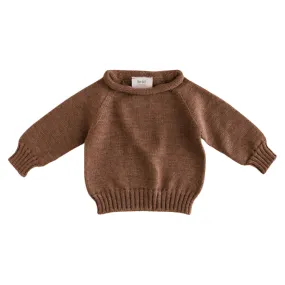 Hvid Sweater Georgette Mocha