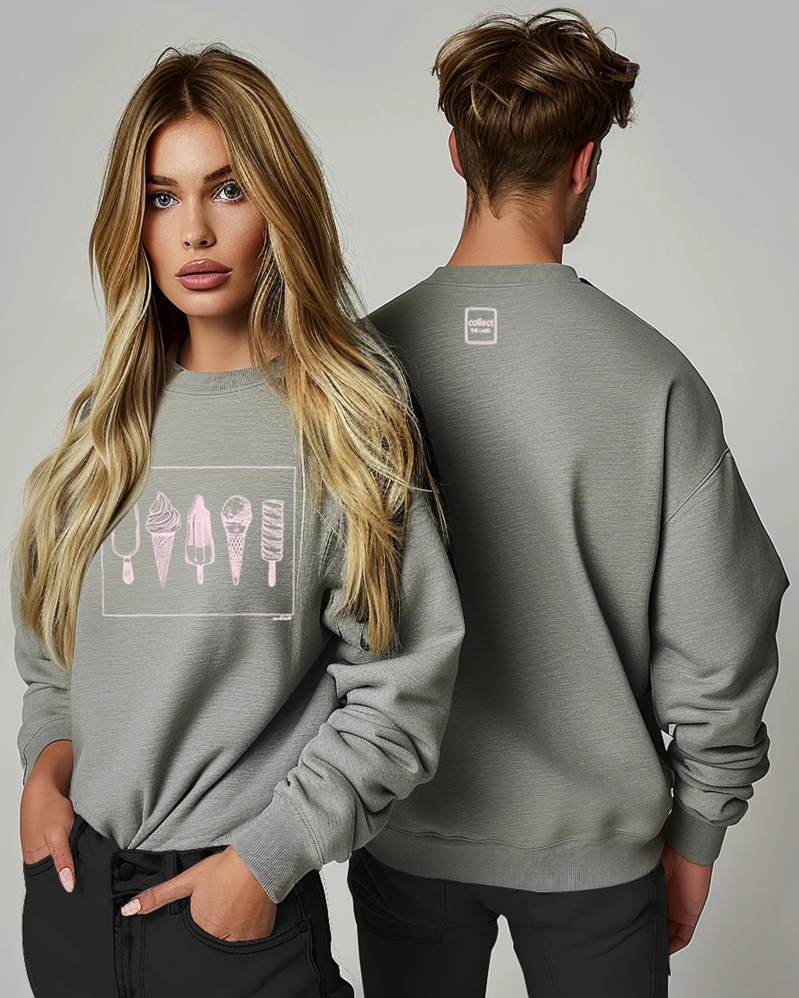 Icecream Sweater Grey