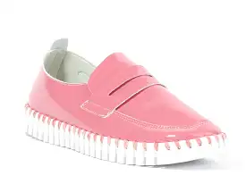 Ilse Jacobsen Loafer Style Shoe in Soft Pink- 3865